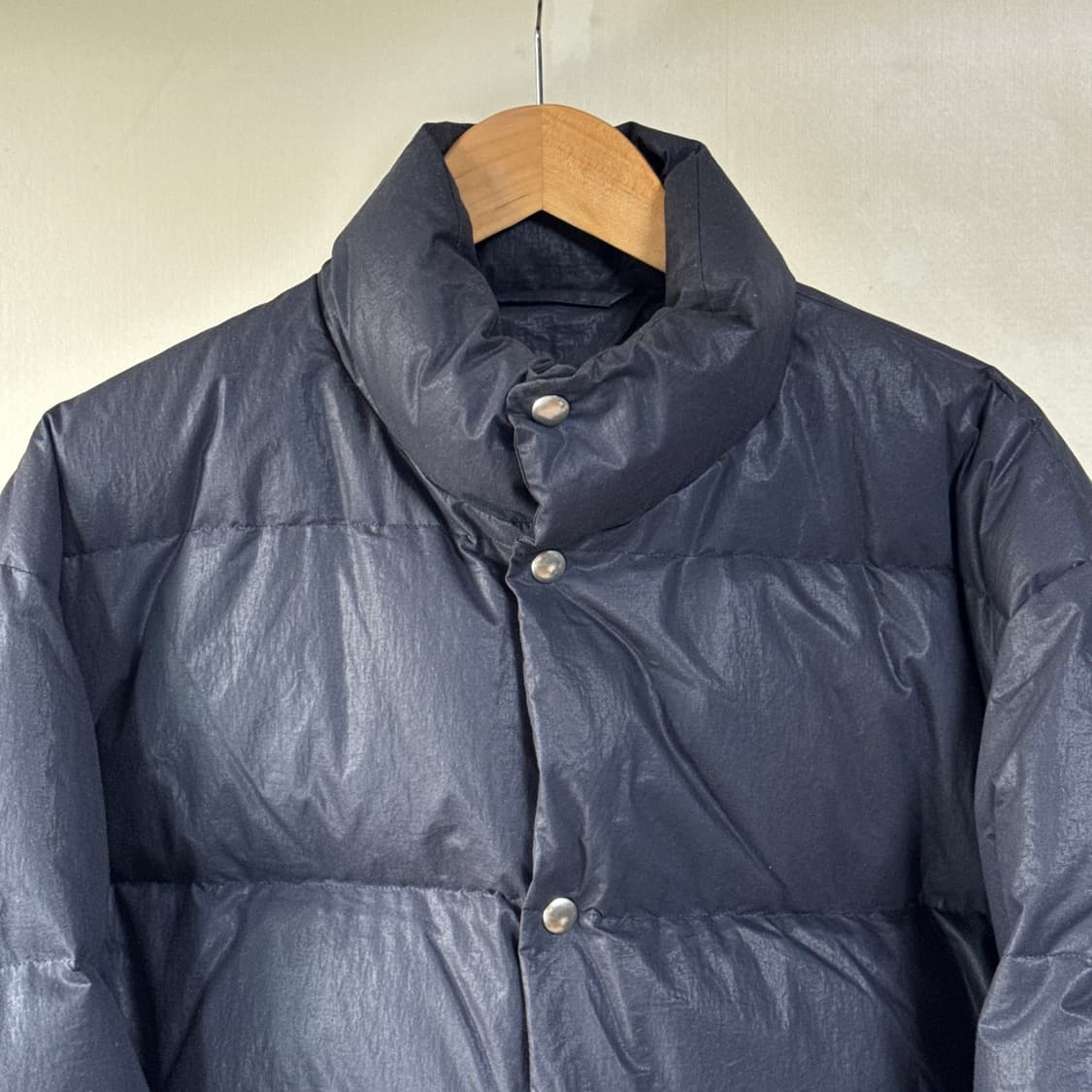 (3) 코모리 코튼 나일론 다운 자켓 네이비 상품이미지3