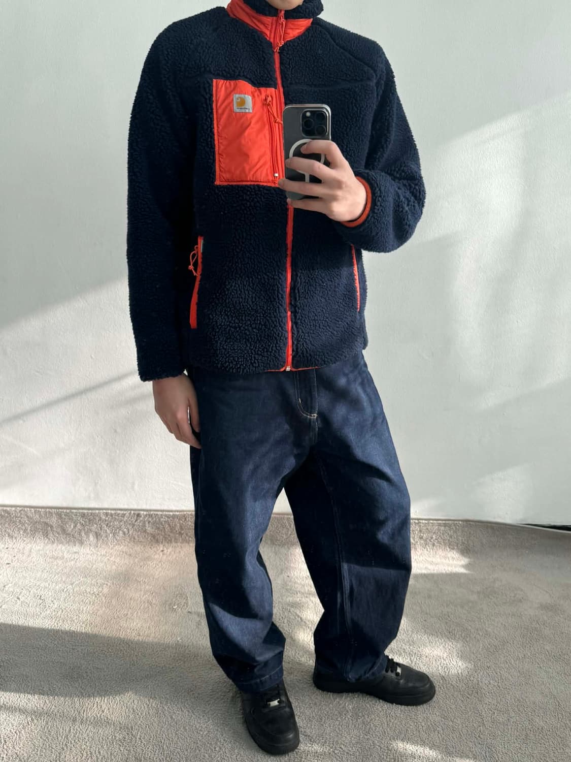 [L] 칼하트 wip 스카웃 쉐르파 플리스 자켓 상품이미지3