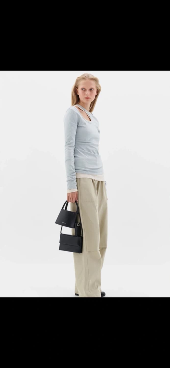 로우 클래식 커브드 티셔츠 M 상품이미지3