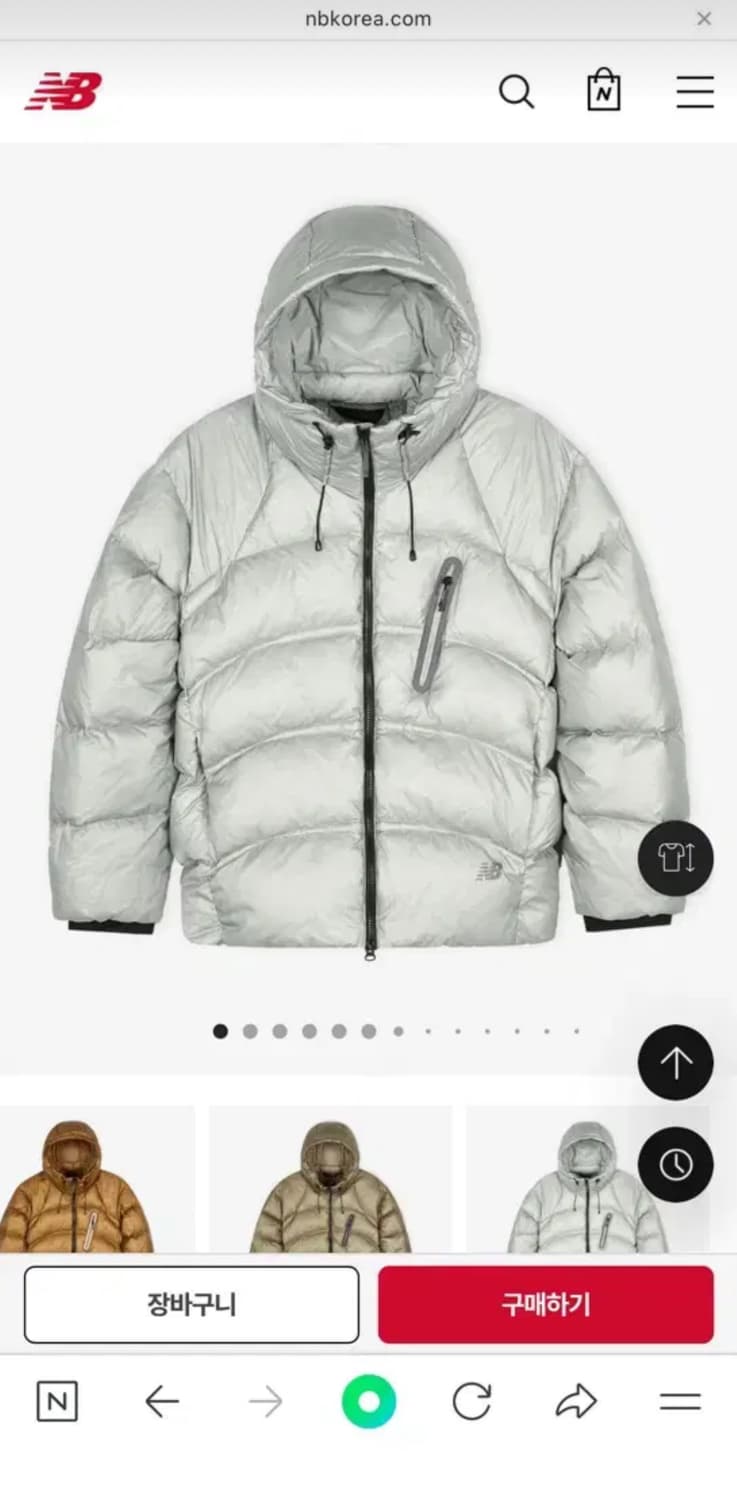 뉴발란스 플라잉 77 헤비구스다운 M 상품이미지1