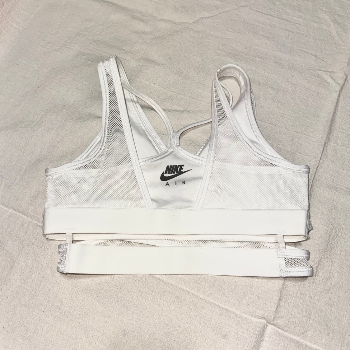 나이키 메쉬 크로스랩 브라탑 S 화이트 상품이미지3