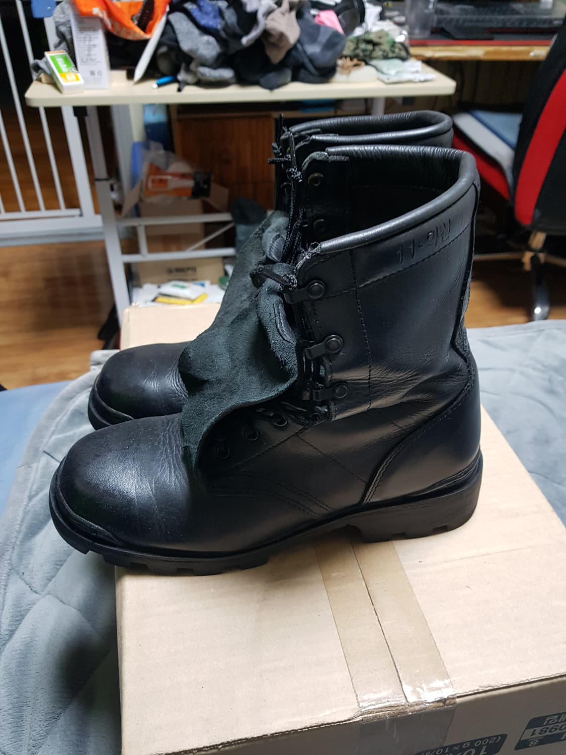 접착식 전투화 군화 255M 판매 상품이미지2