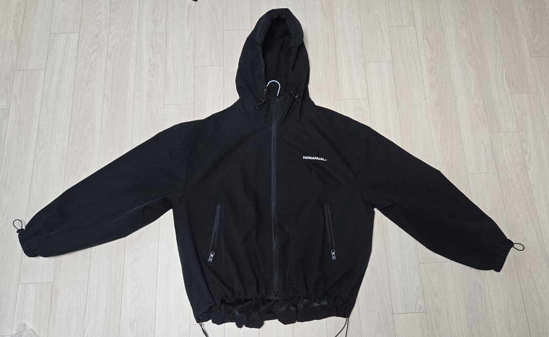 (노매뉴얼) PENON WIND SHELL - BLACK M사이즈 판매 상품이미지2