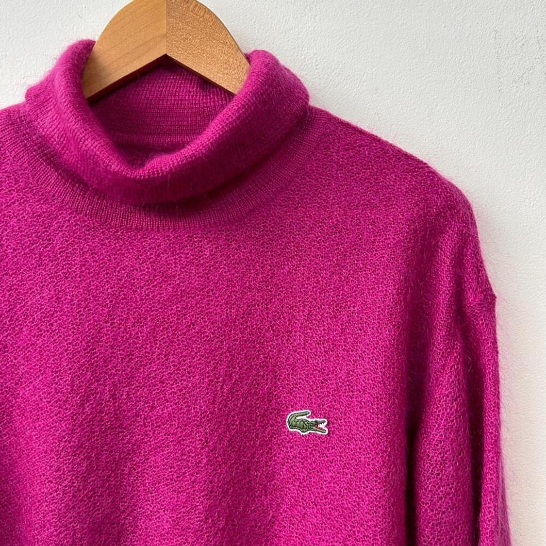 9866 - 라코스테 핑크 터틀넥 니트 상품이미지5