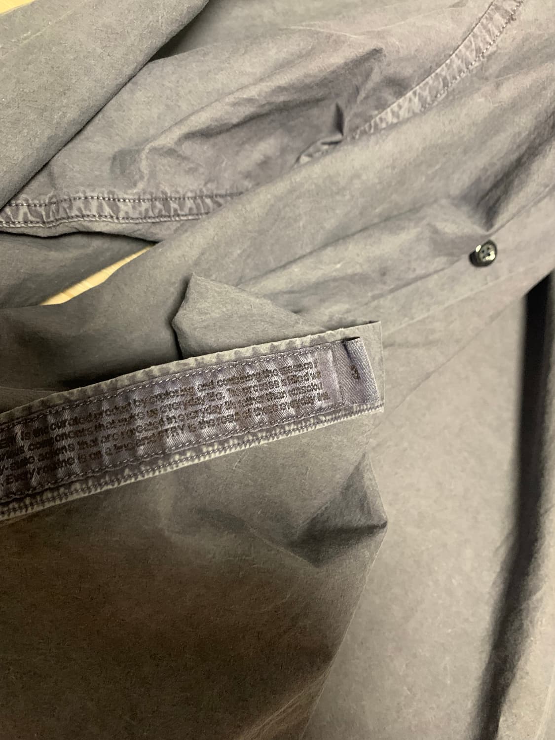 포터리 가먼트 다이드 컴포트 셔츠 차콜 3사이즈 상품이미지4