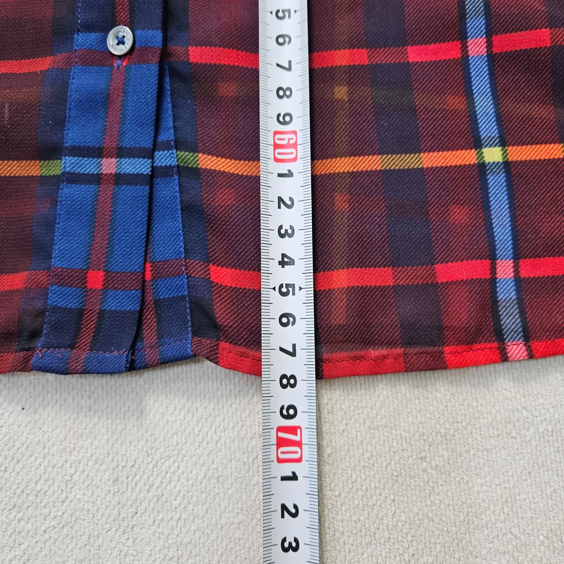 4 타미힐피거 여성 체크패턴 긴팔 셔츠 0313Y 상품이미지7