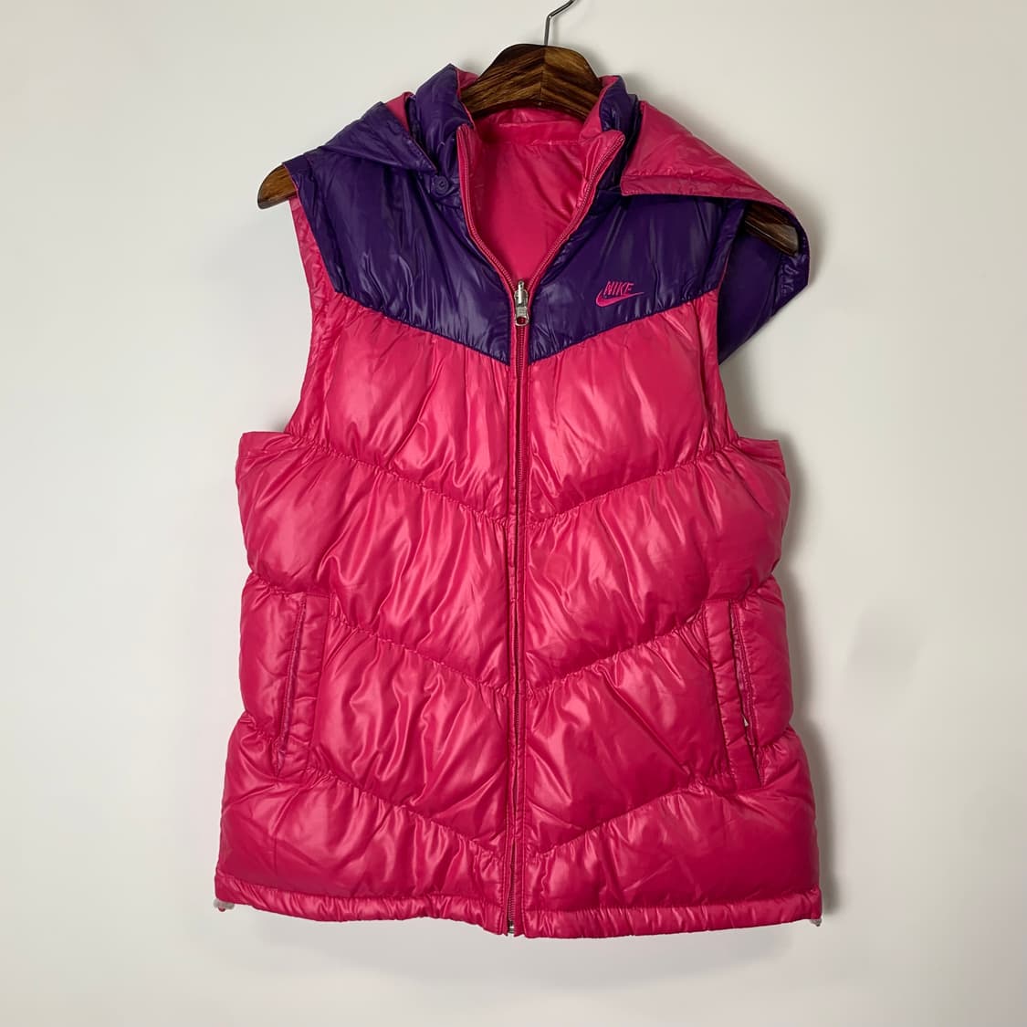나이키 퓨추라 리버시블 핑크 조끼 패딩 상품이미지3