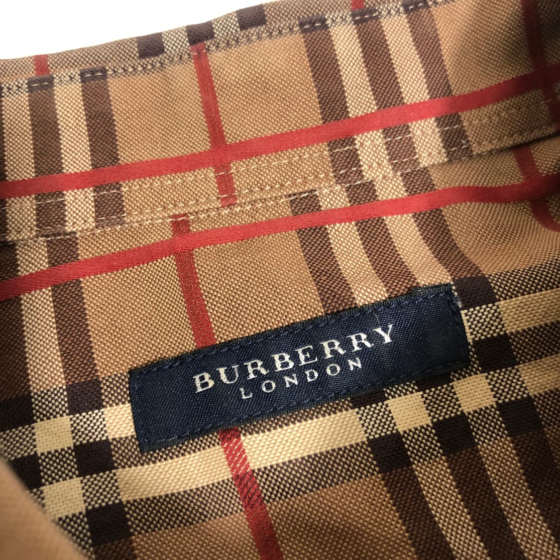 버버리 체크 셔츠 M 상품이미지2