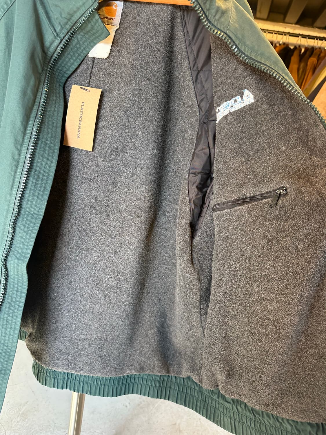 칼하트 후리스 라이닝 윔업 트랙 자켓 상품이미지8