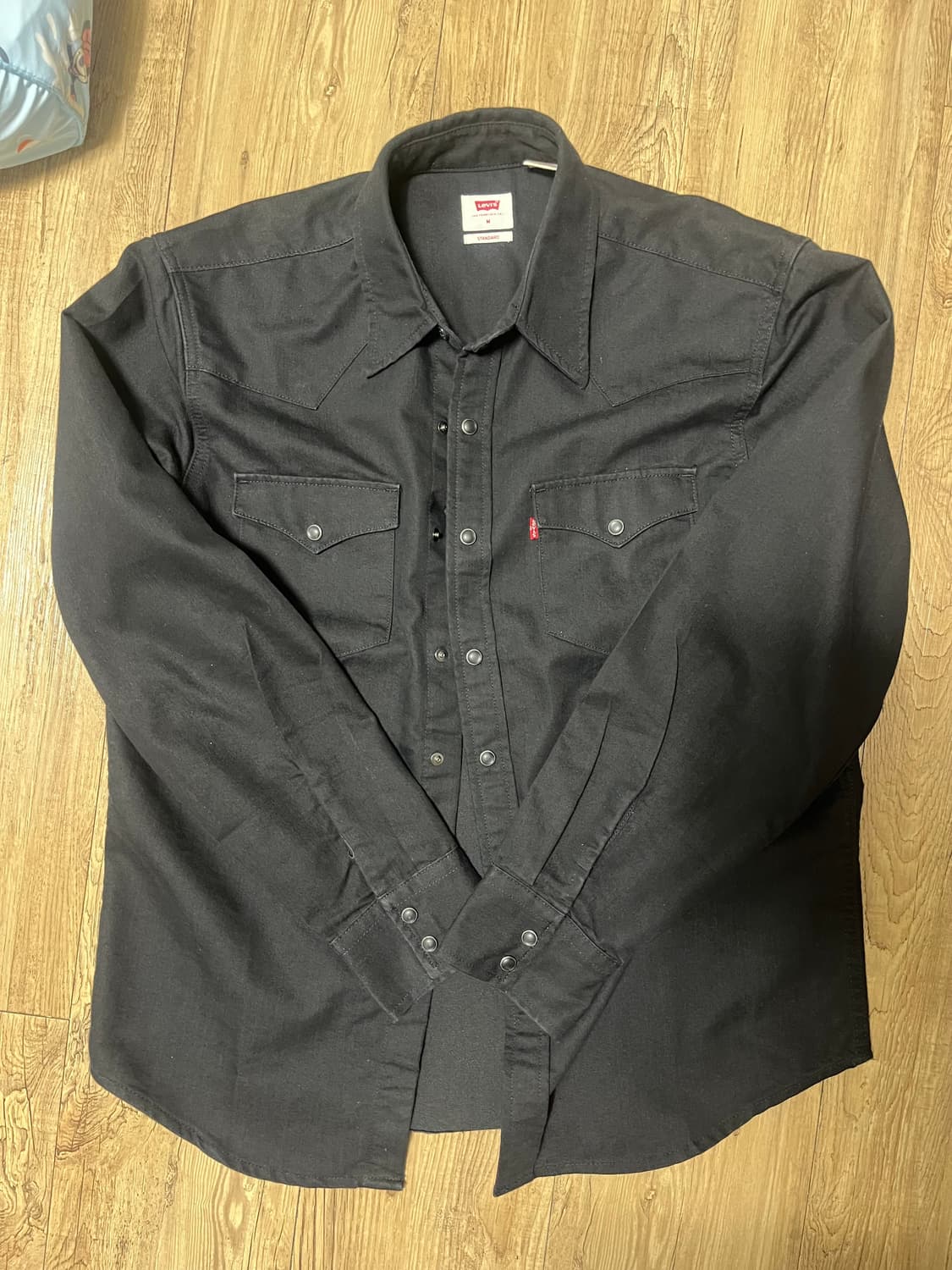 리바이스 블랙 웨스턴 스탠다드핏 m 상품이미지1