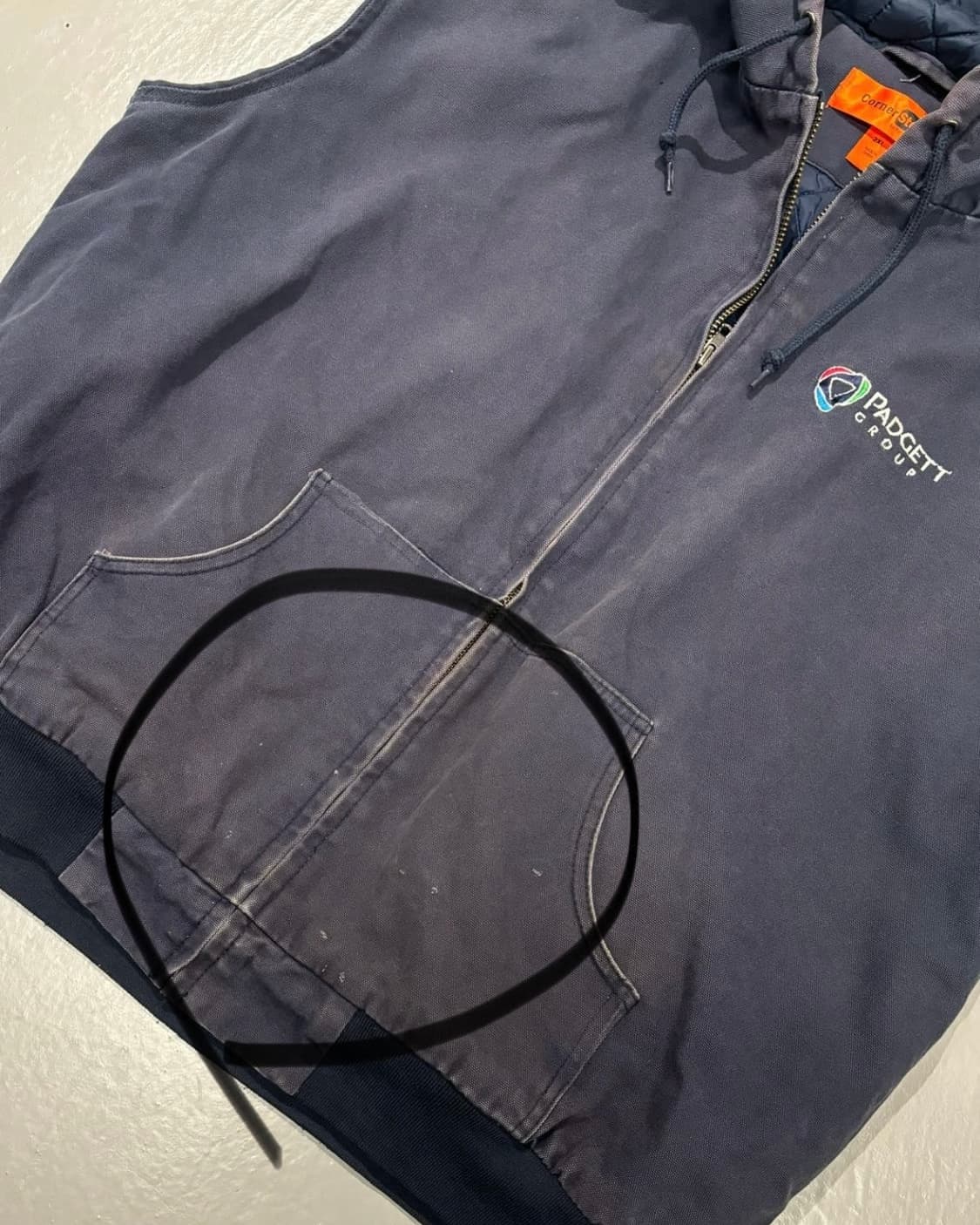 빈티지 엑티브 후드 워크 베스트 조끼 자켓 상품이미지8