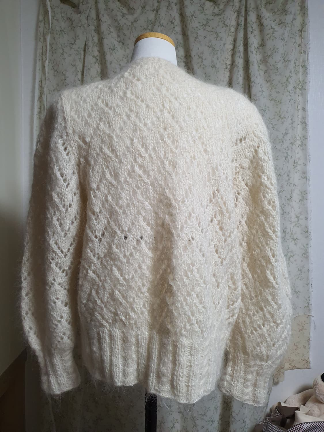 [빈티지] 아이보리 니트 가디건 상품이미지4