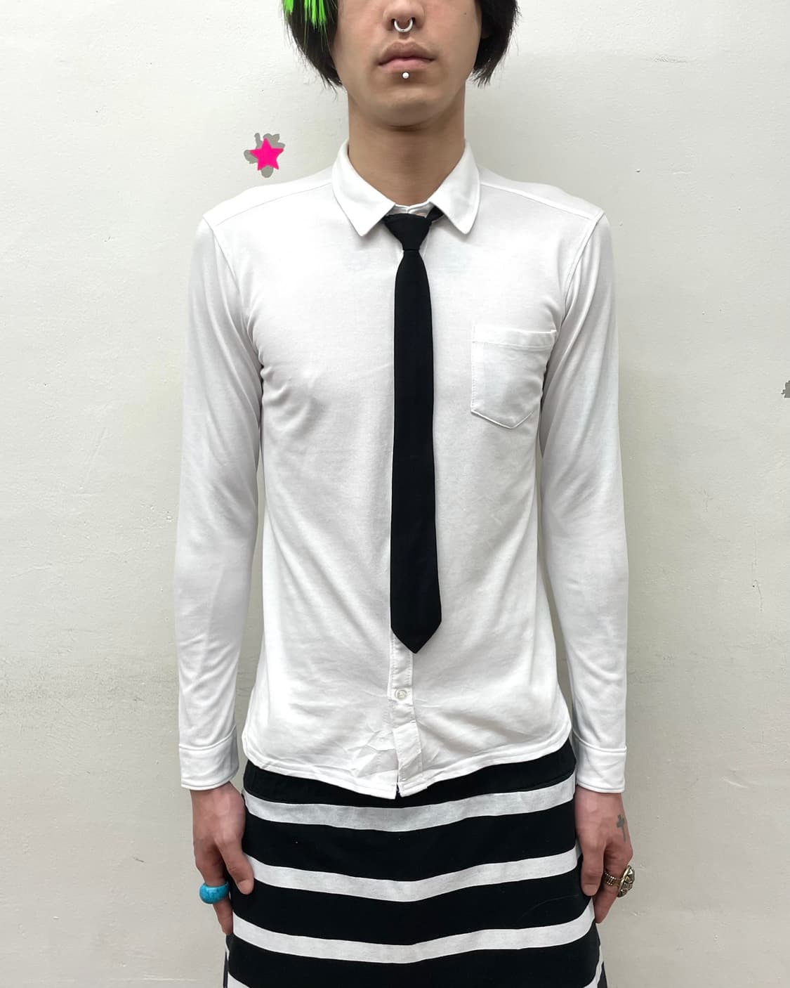 Black Tie White Shirt  상품이미지1