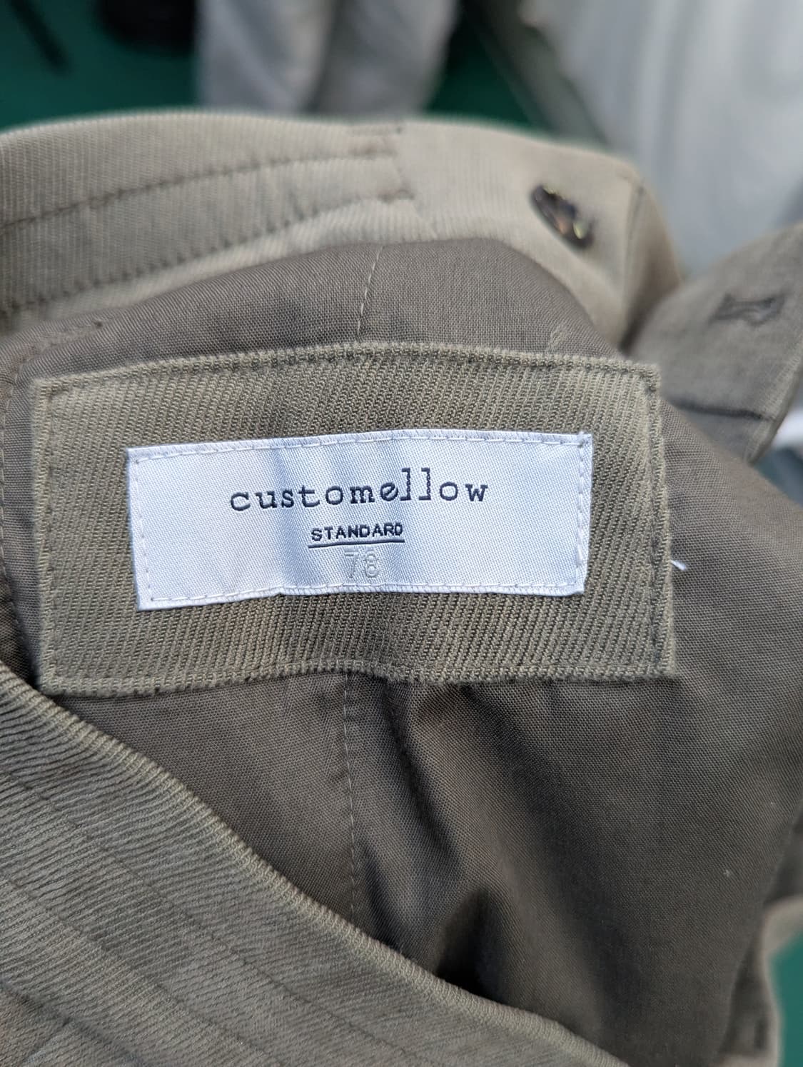 커스텀멜로우 카키색 코듀로이 정장 셋업 상품이미지7