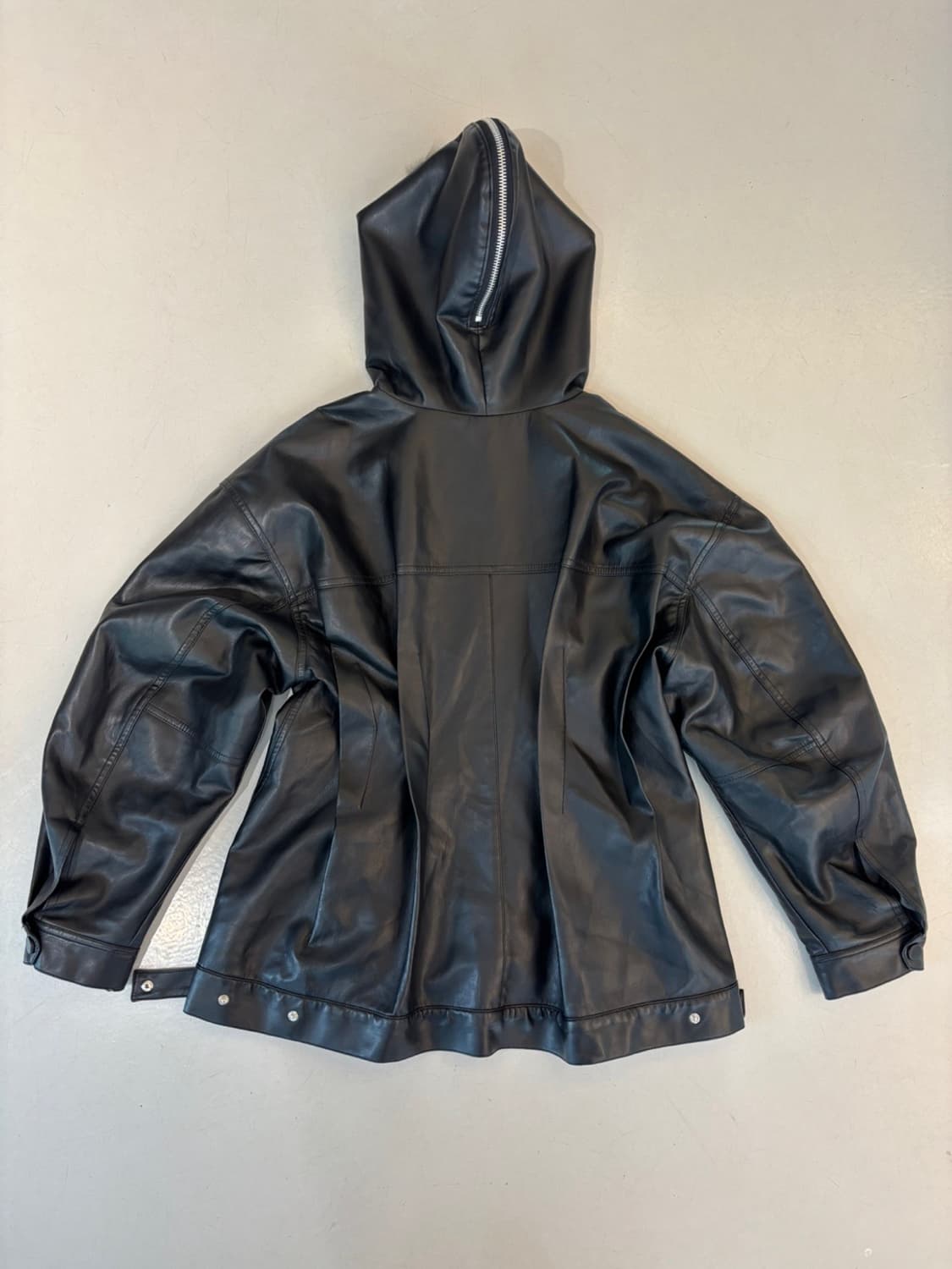 (New)Irene Fur Hood Leather Jacket 상품이미지1