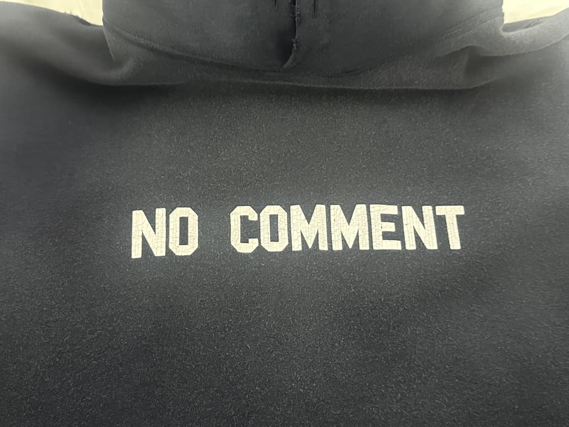 [2] 발렌시아가 22SS 노코멘트 후디 네이비 상품이미지5