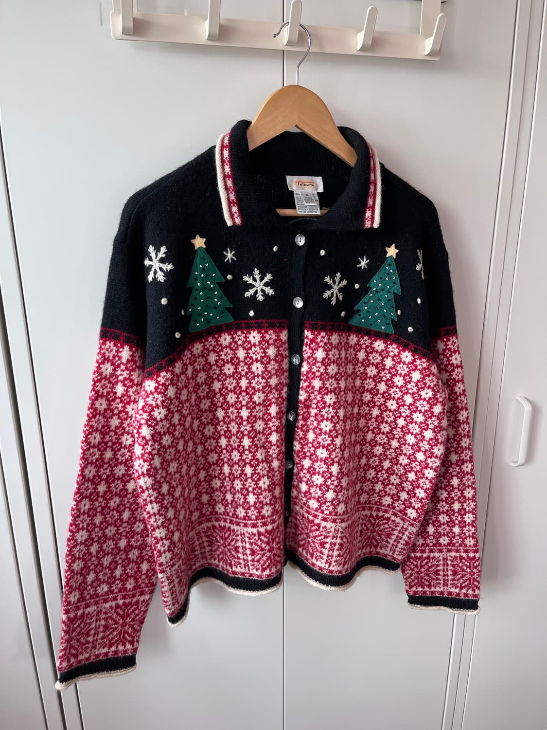 Talbots 눈꽃 산타 울니트 가디건  상품이미지8