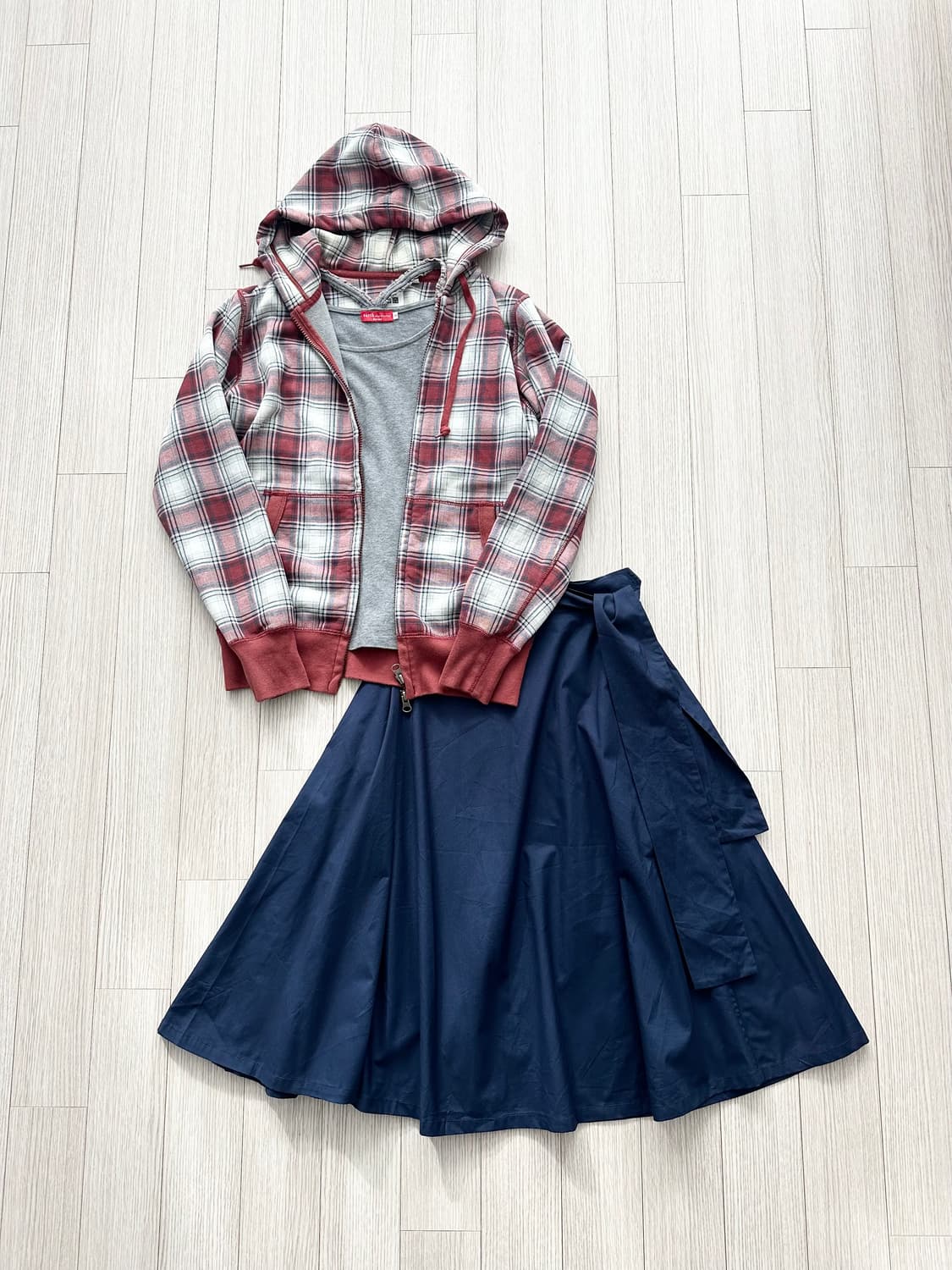 jpn 키치 스즈코 괴짜 레이어드 코디세트 상품이미지1