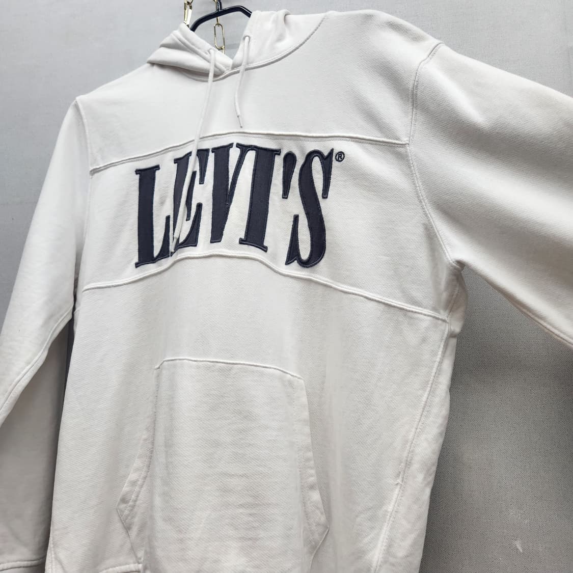 리바이스 빅로고 자수 후드티 M(L) 상품이미지3