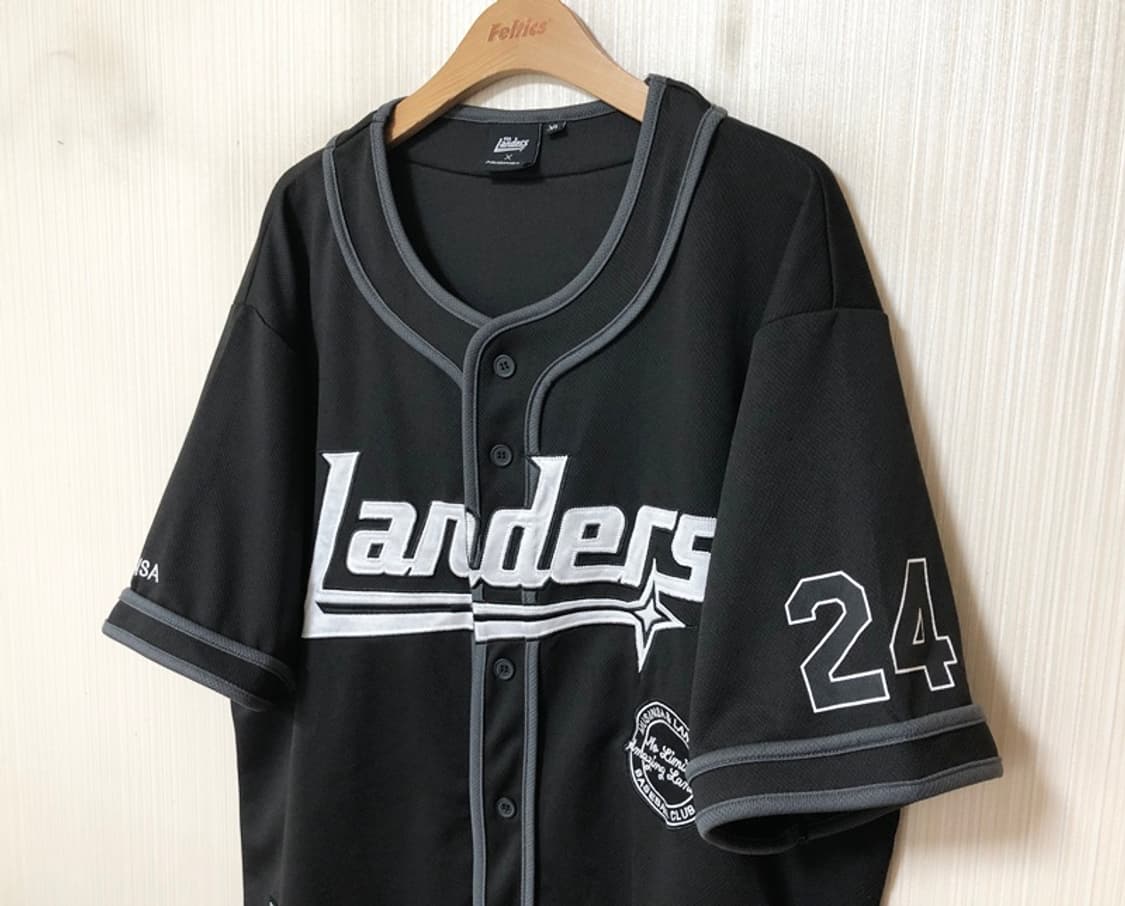 무신사 X SSG랜더스24 콜라보 블랙유니폼/져지 XL 상품이미지6