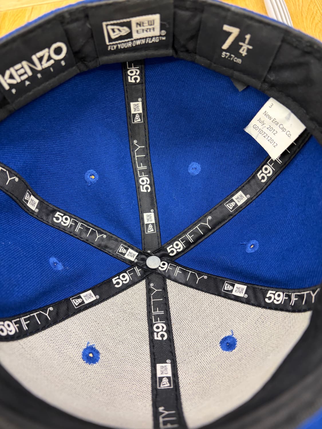 KENZO 뉴에라 콜라보 59FIFTY 블루 스냅백 상품이미지5