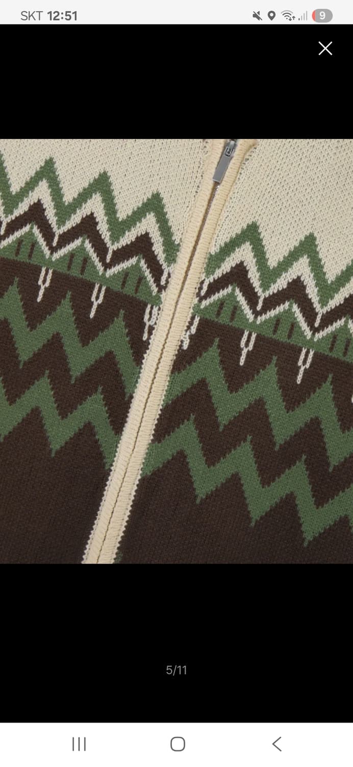 (무신사)트릴리온 노르딕패턴니트 자켓L 상품이미지6