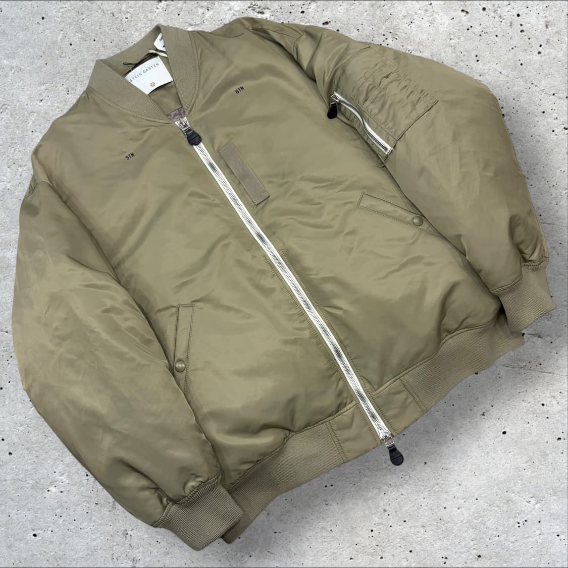 [M] 스테인가르텐 마원 봄버 자켓 카키 새상품 C809 상품이미지1