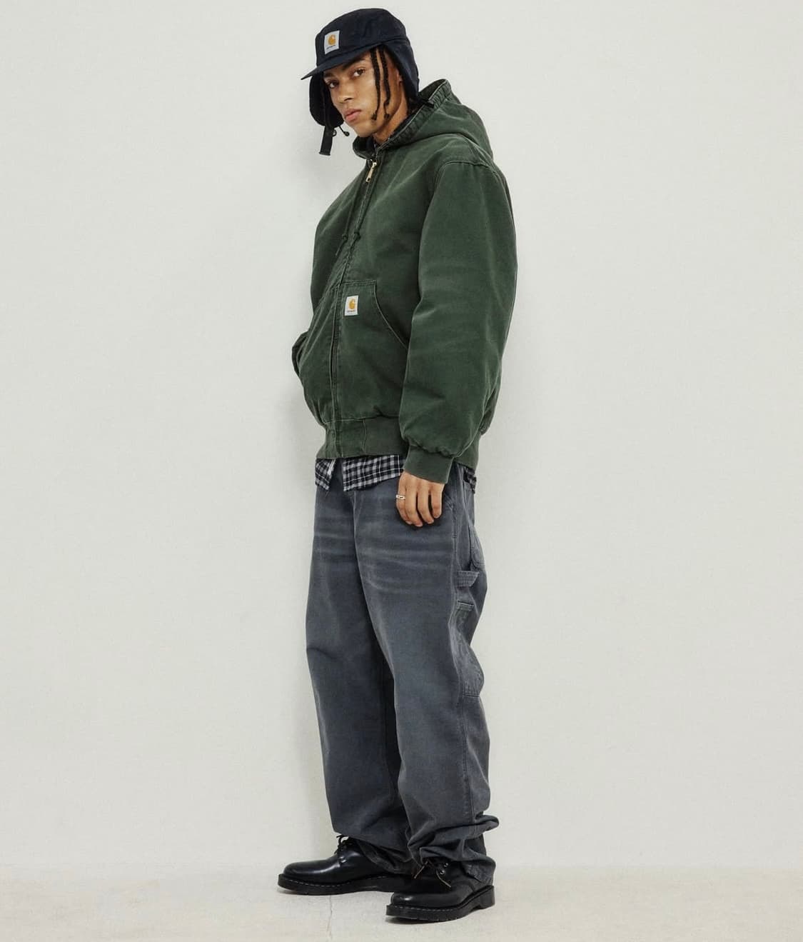 OG 액티브 자켓 올리브 스톤 캔버스 상품이미지2