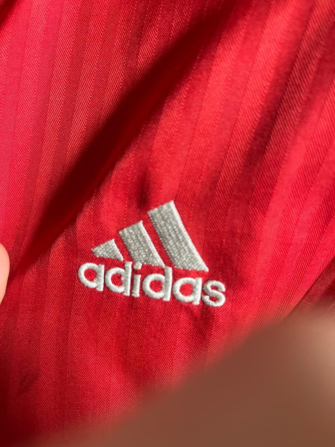 빈티지 아디다스 스포츠 바람막이 집업 레드 상품이미지5