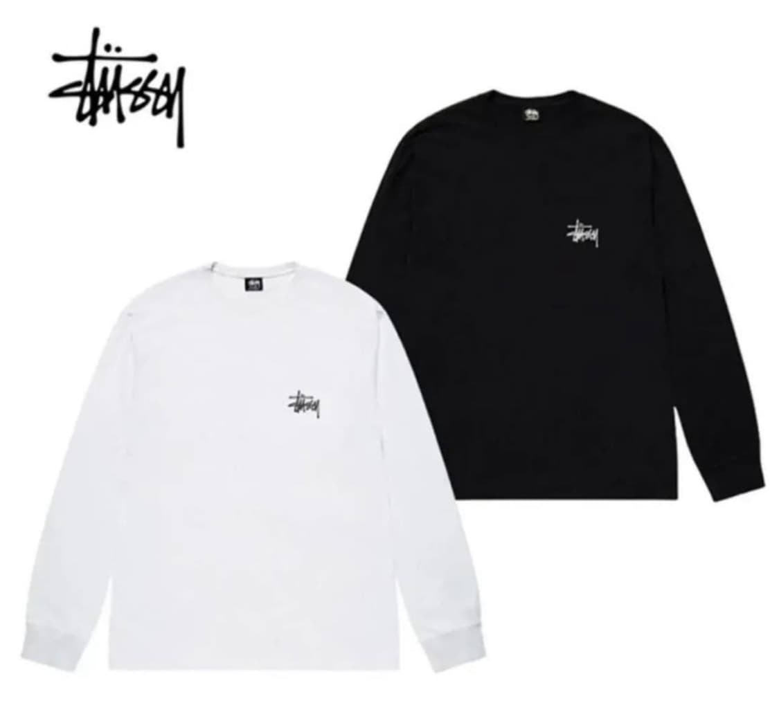 STUSSY 스투시 백로고 롱슬리브 긴팔티 남여공용 병행수입 새상품 상품이미지3
