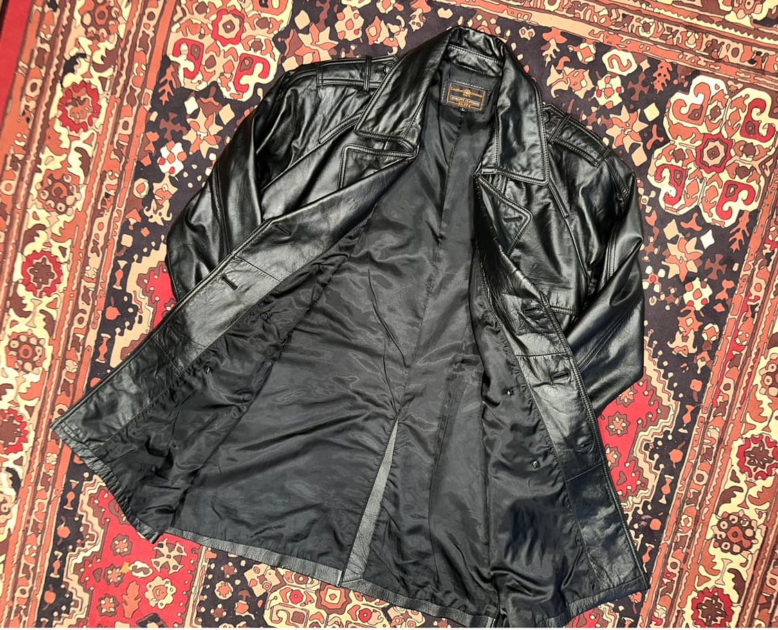 ( L ) 가죽카코트 가죽자켓 레더자켓 가죽코트 빈티지가죽자켓 상품이미지6