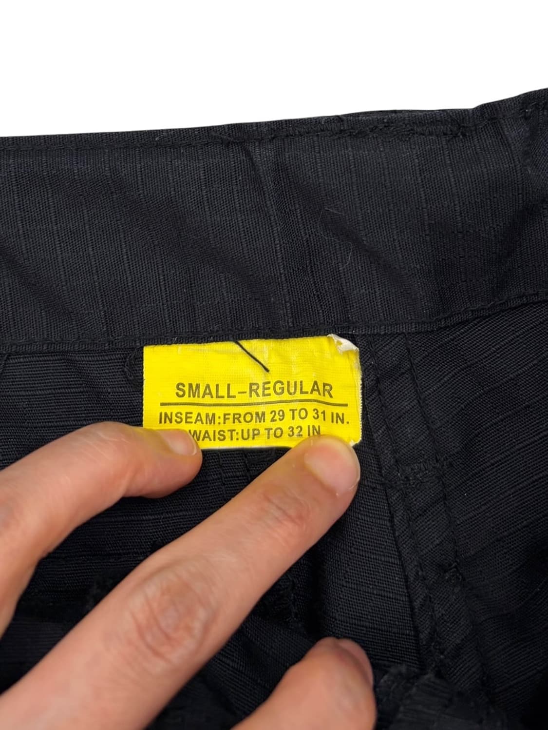 US ARMY 미군 컴뱃 트라우저 카고팬츠 블랙 (S/30~32인치) 상품이미지8