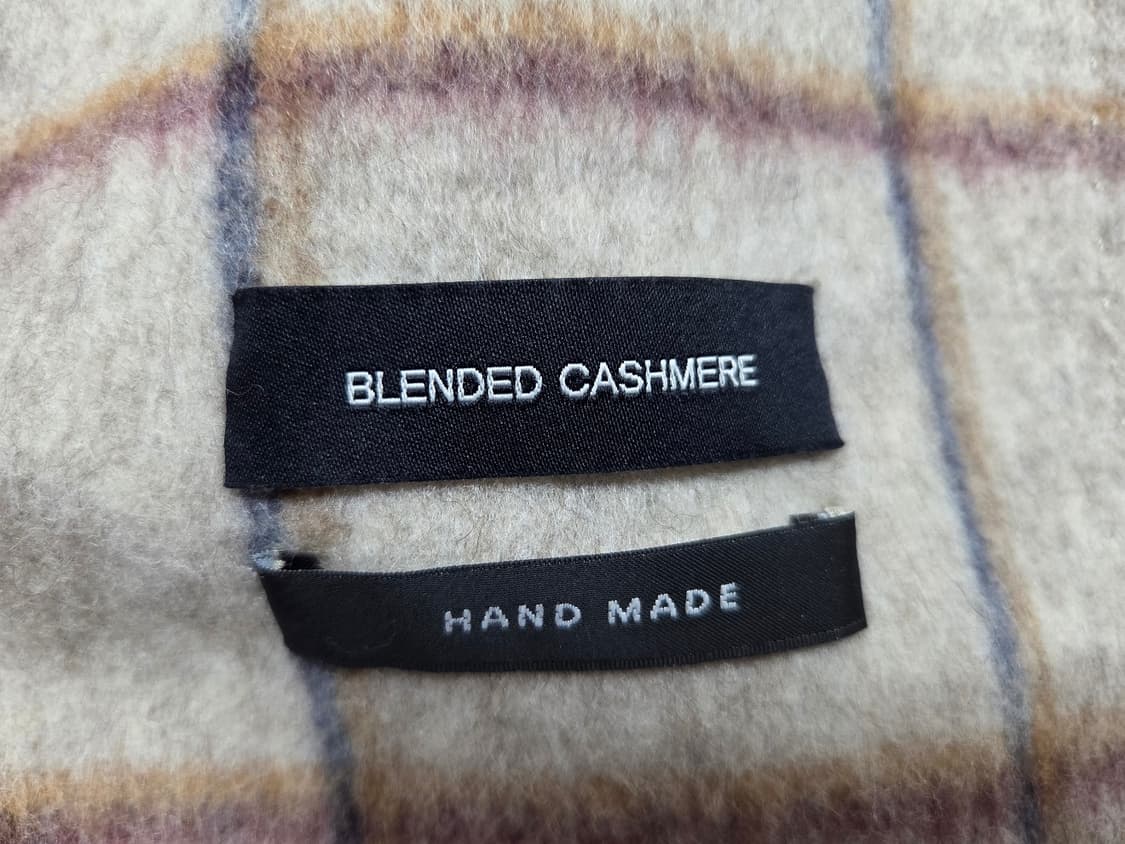 JJ지고트 JJ-RO 투웨이 카라 캐시울 체크코트 프리사이즈 상품이미지8