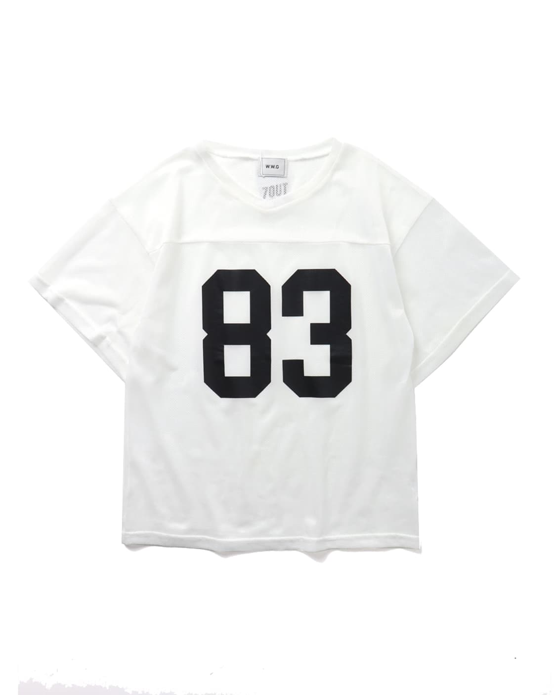 WHO'S WHO gallery Numbering Mesh Top 상품이미지1