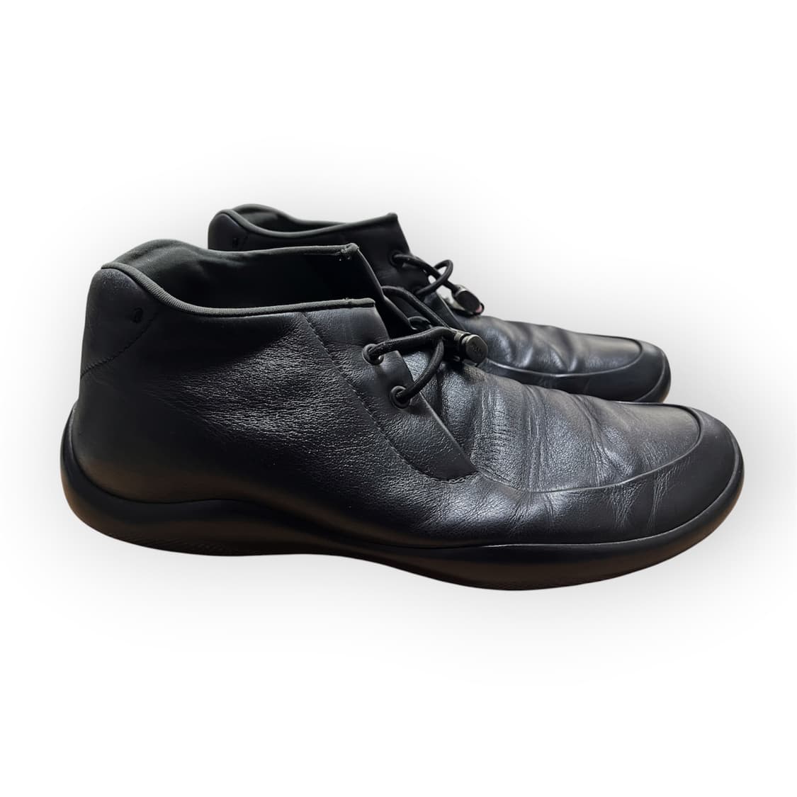 [270] 99fw 프라다 스포츠 블랙 레더 비브람 토글 부츠 상품이미지1