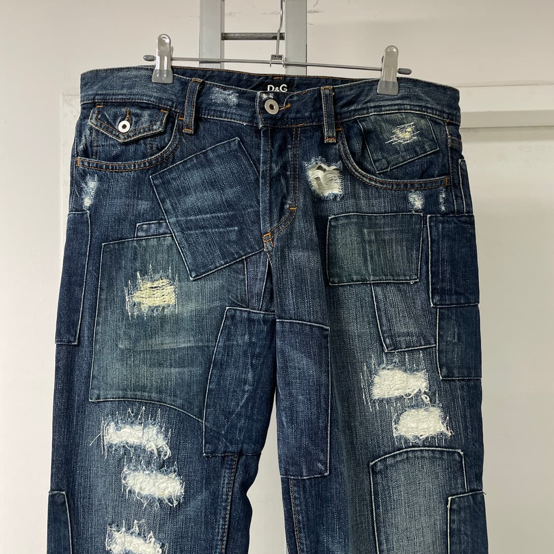 돌체앤가바나 패치워크 데님 팬츠 32 상품이미지7