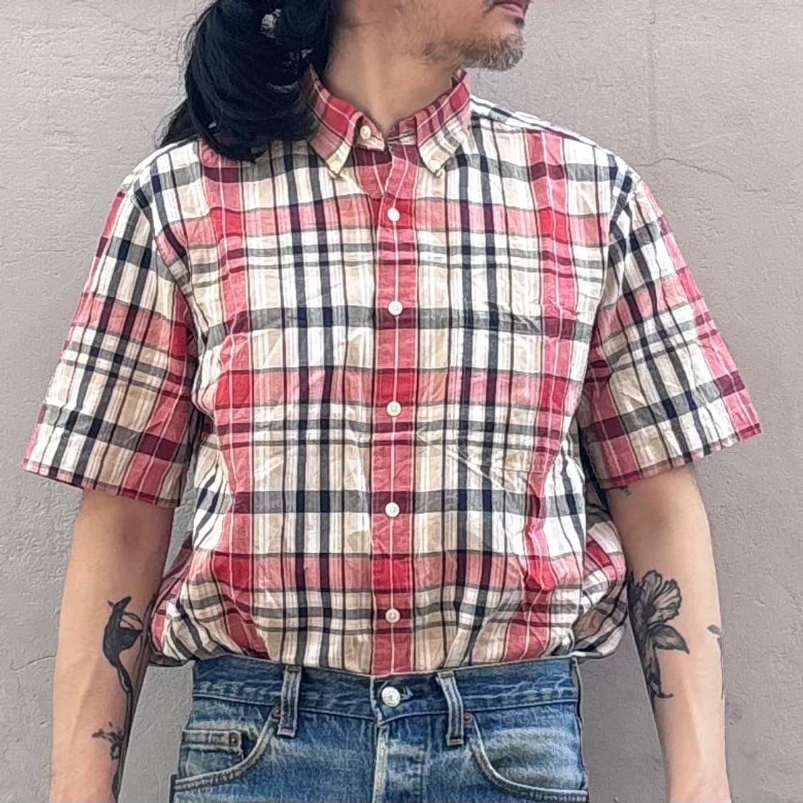 올드 엘엘빈 체크 셔츠 상품이미지8