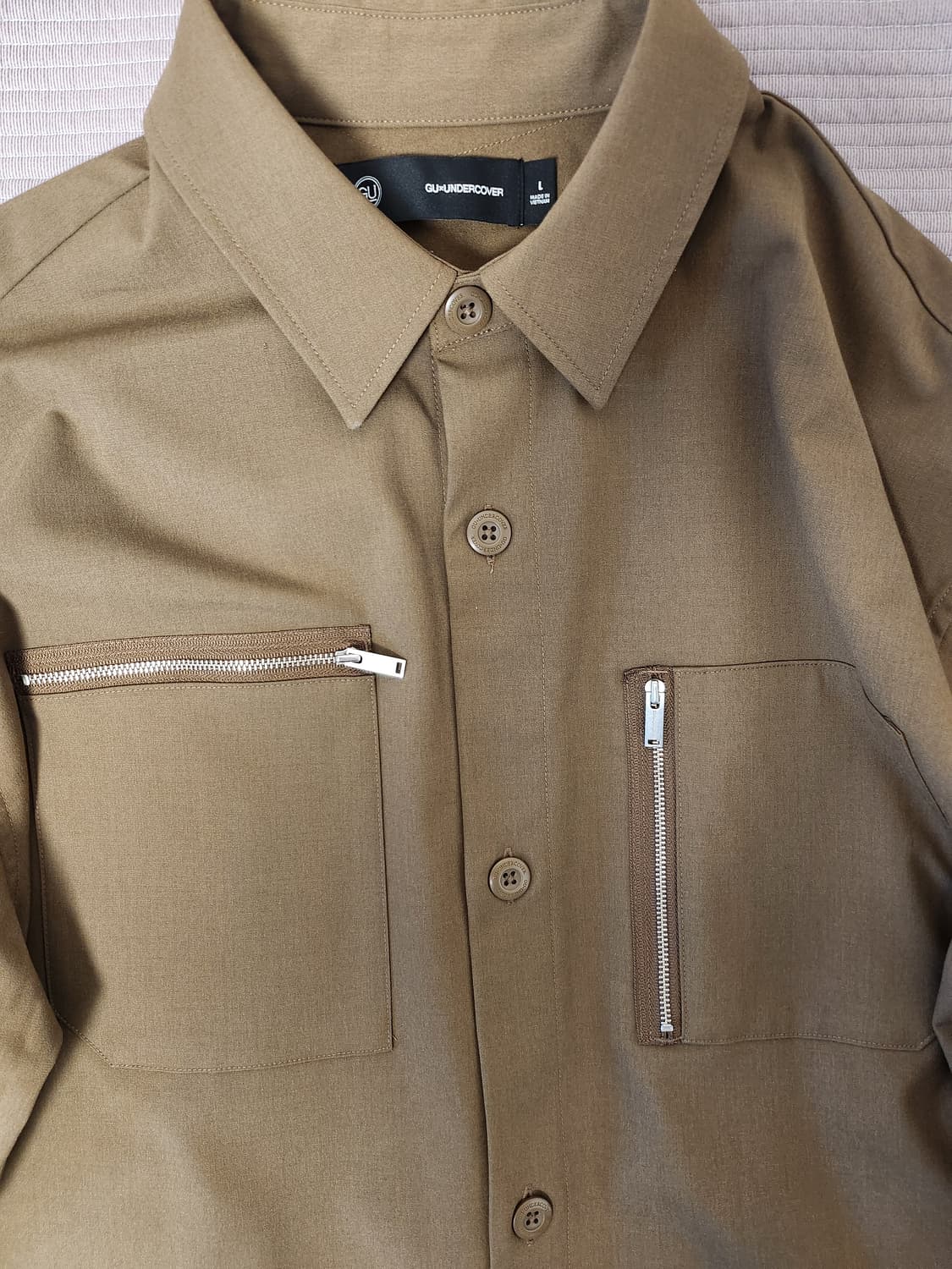 지유GU x 언더커버UNDERCOVER/지퍼 포켓 셔츠/L 상품이미지5