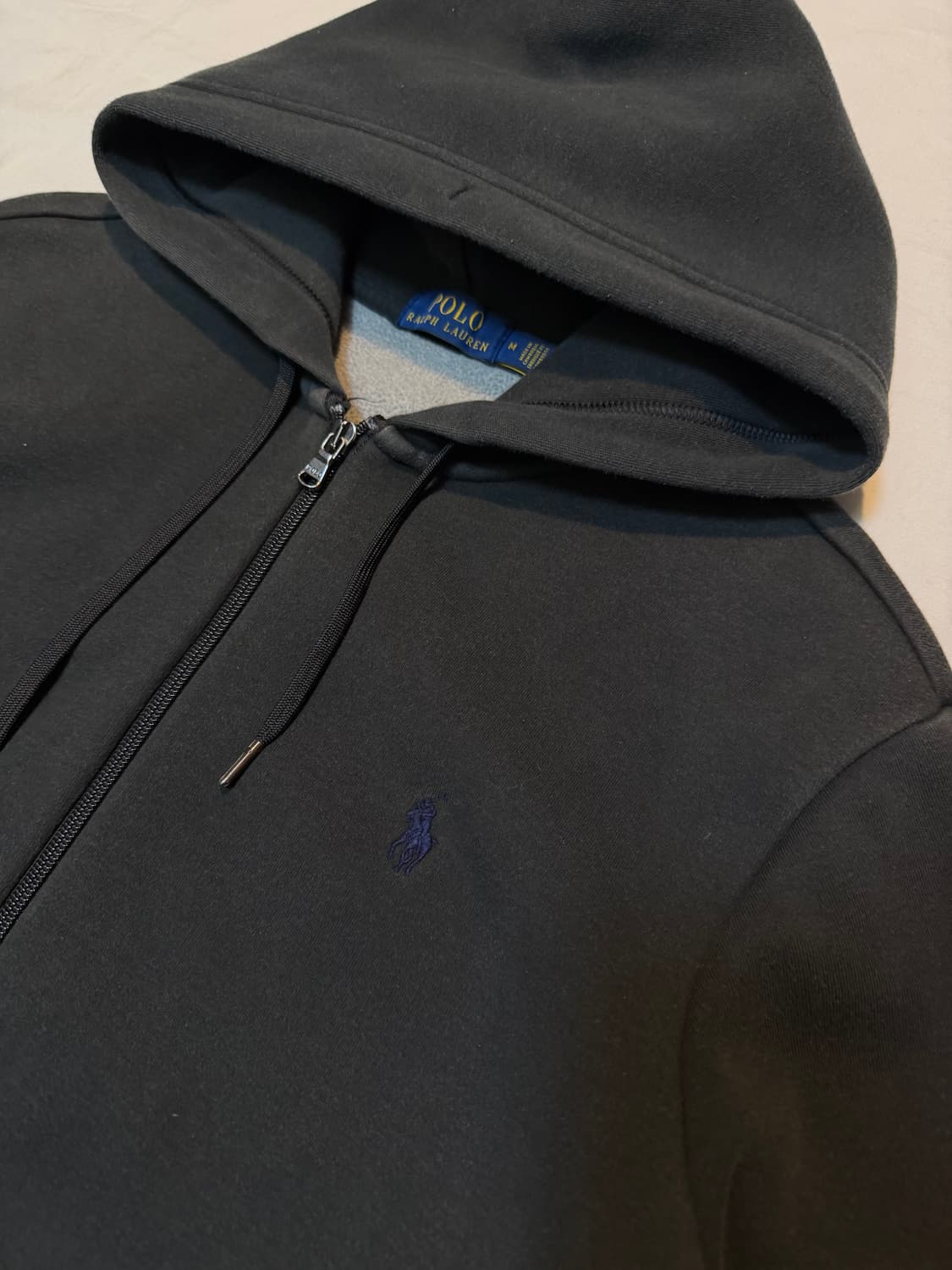 폴로 랄프로렌 큐알탭 신형 후드집업 딥 그레이 상품이미지2