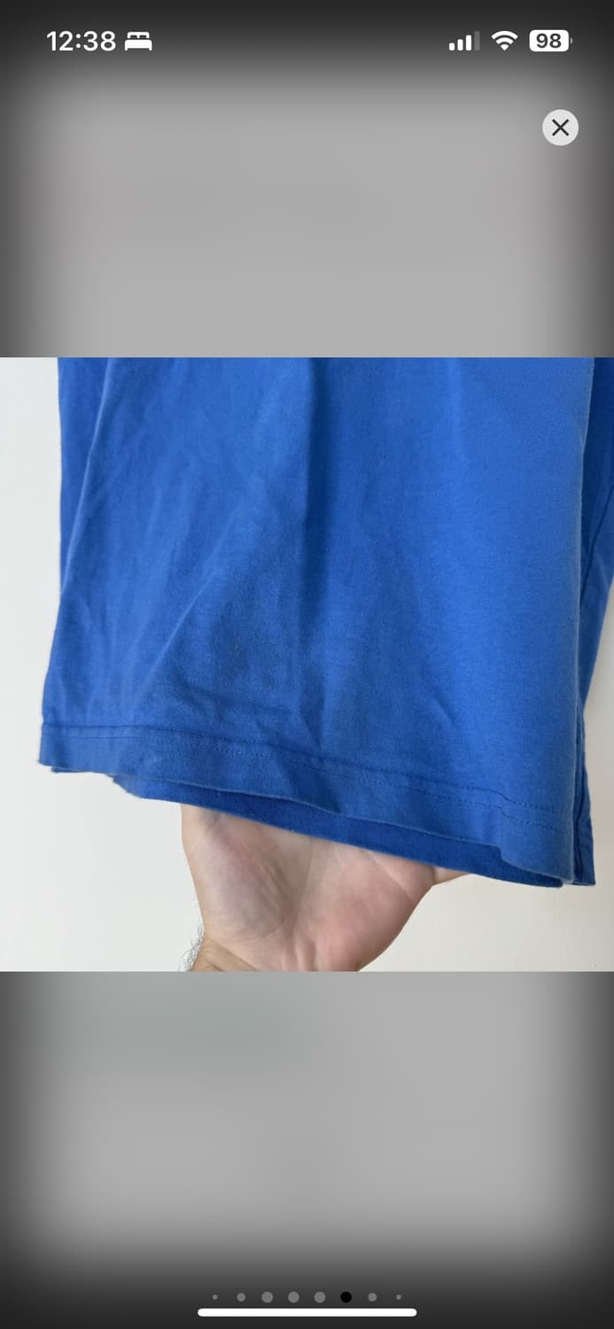 Chrome hearts blue scroll T-shirt 상품이미지5