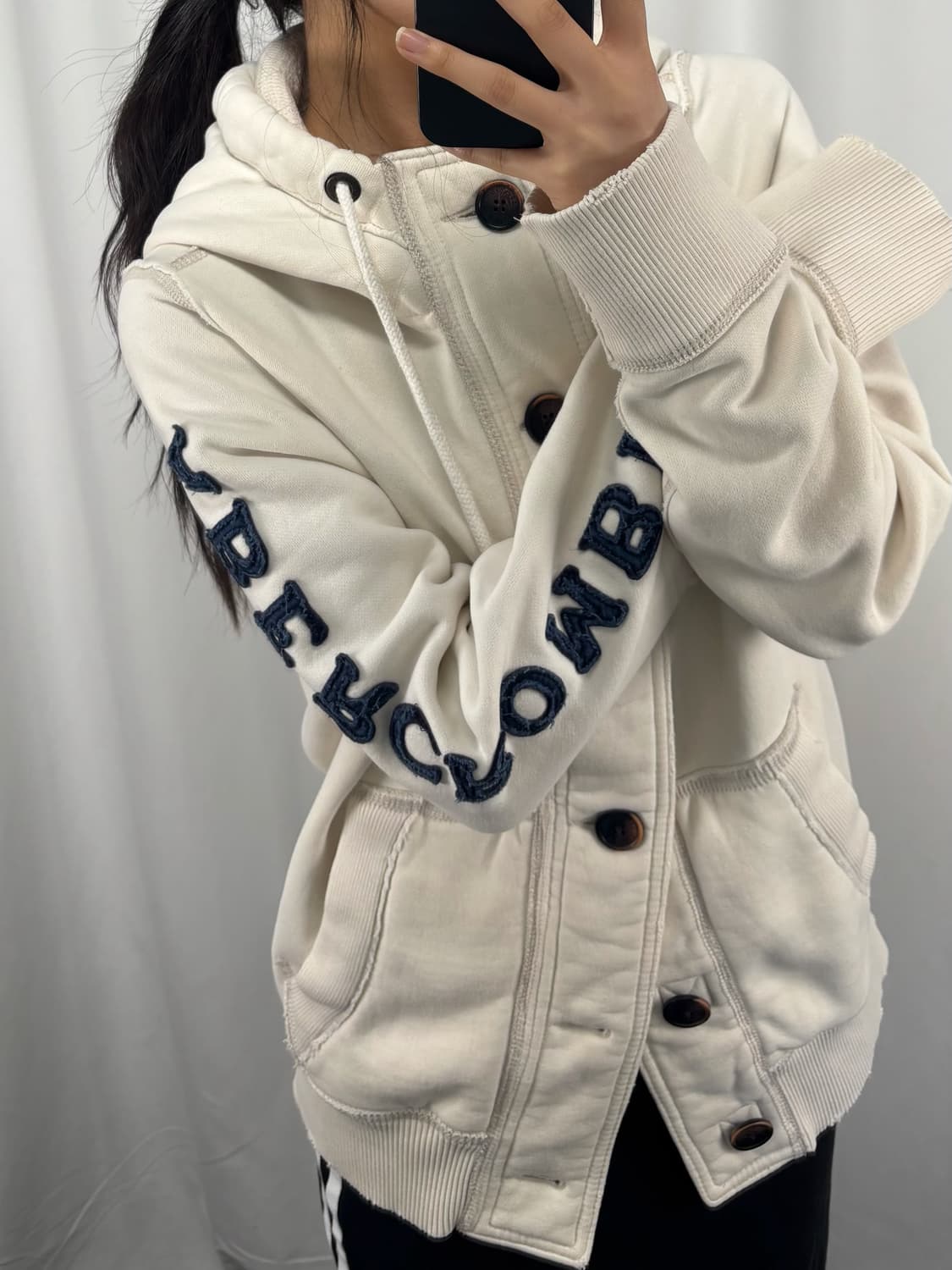 아베크롬비 버튼 후드 자켓 상품이미지1