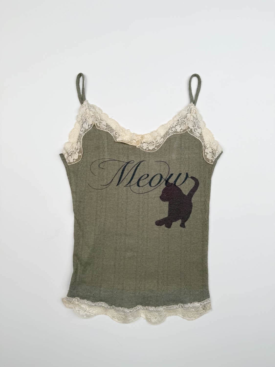 Meow 레이스 슬리브리스 상품이미지4