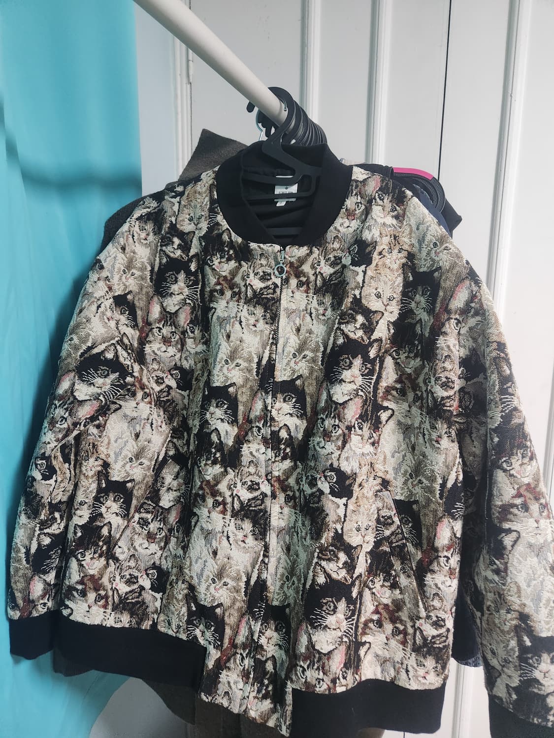 스컬프터 양면 블루종 자캣 상품이미지1