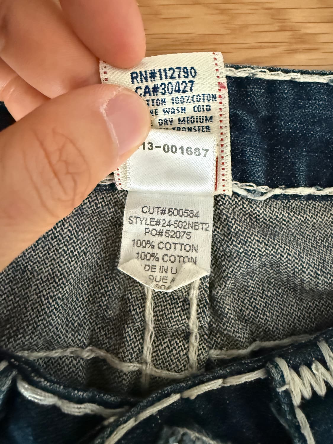 트루릴리젼(True Religion) 데님 팬츠(U.S.A) 상품이미지9