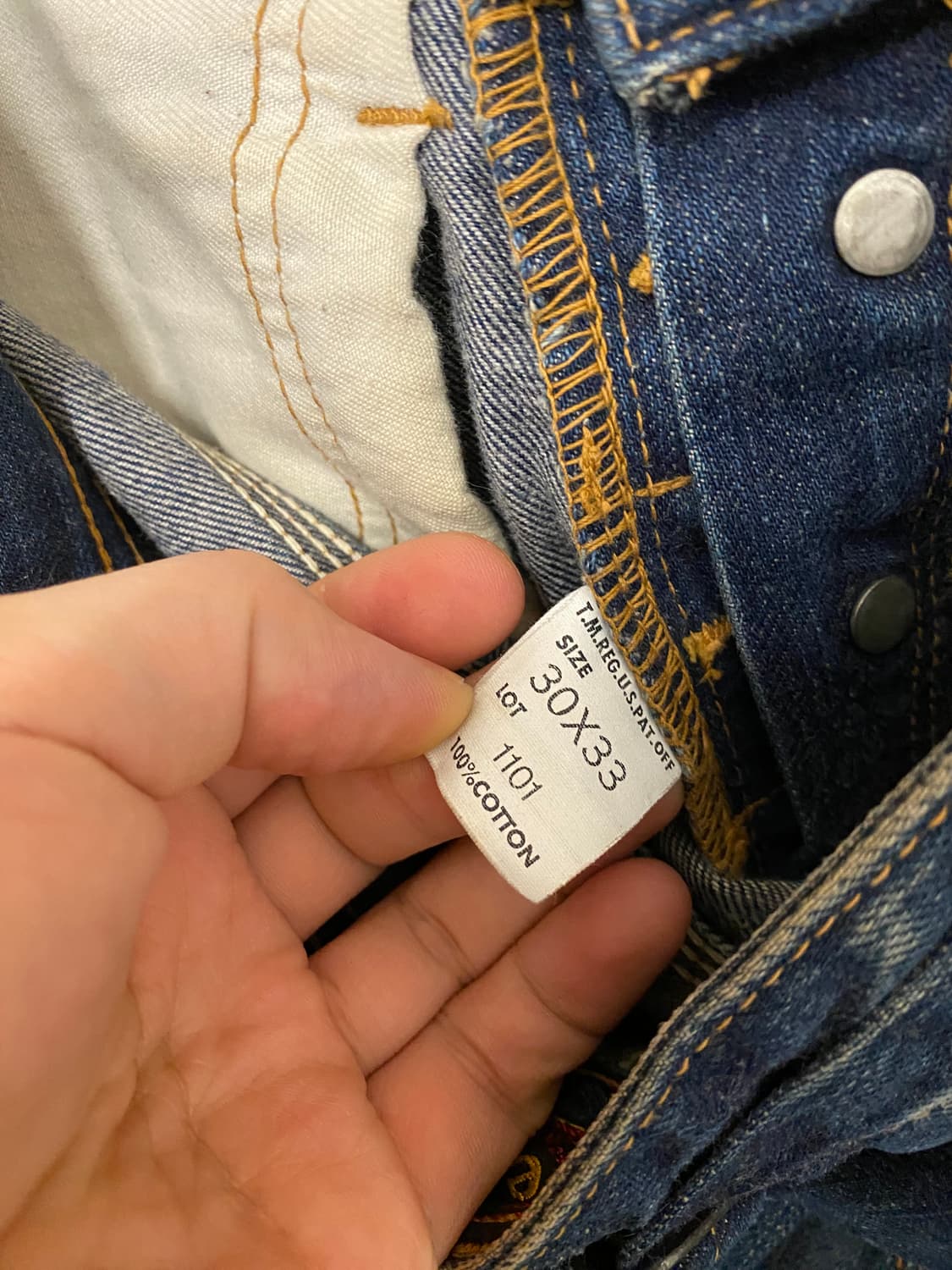 90's LEE 1101 cowboy denim 1930 카우보이 데님 상품이미지10