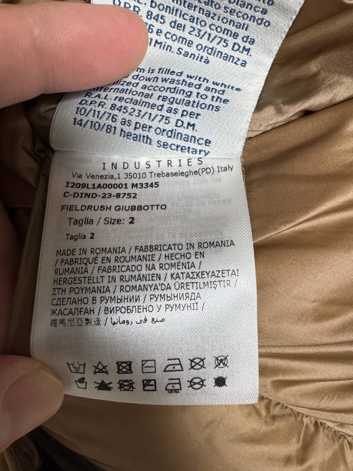 [2] 몽클레어 팜엔젤스 필드러쉬 다운 자켓 상품이미지5