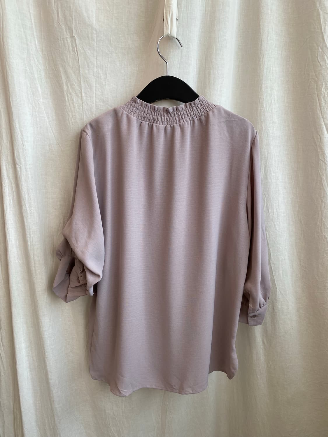 연보라 7부 블라우스(M) 상품이미지3