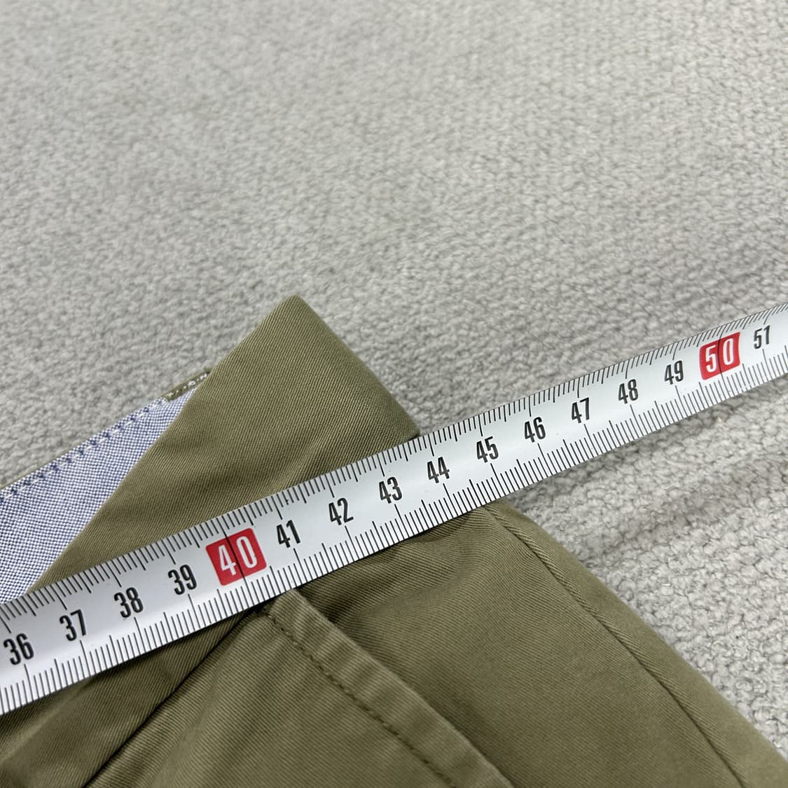 타미힐피거 카키색 반바지 면바지 숏팬츠 34 상품이미지5