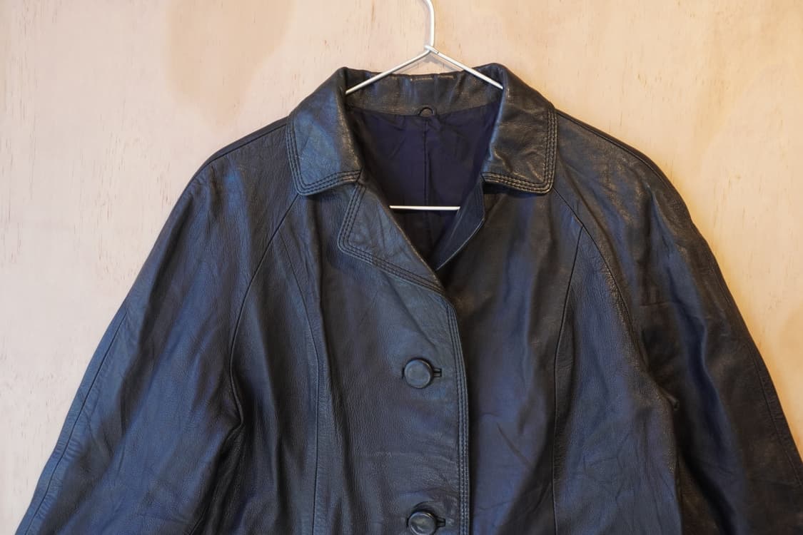 Cow leather 레더 자켓 상품이미지4