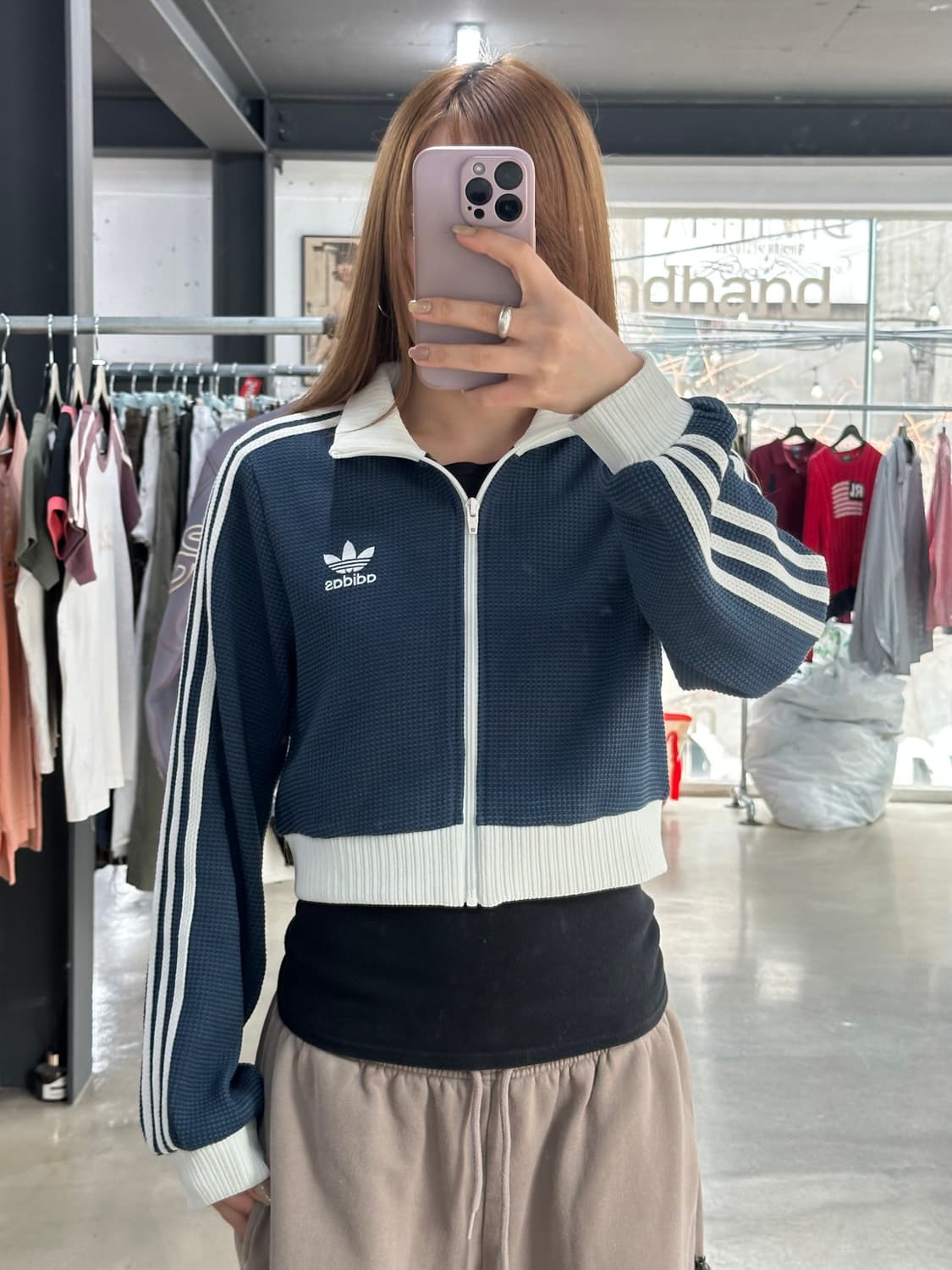 아디다스 와플 크롭 트랙탑 져지 상품이미지4